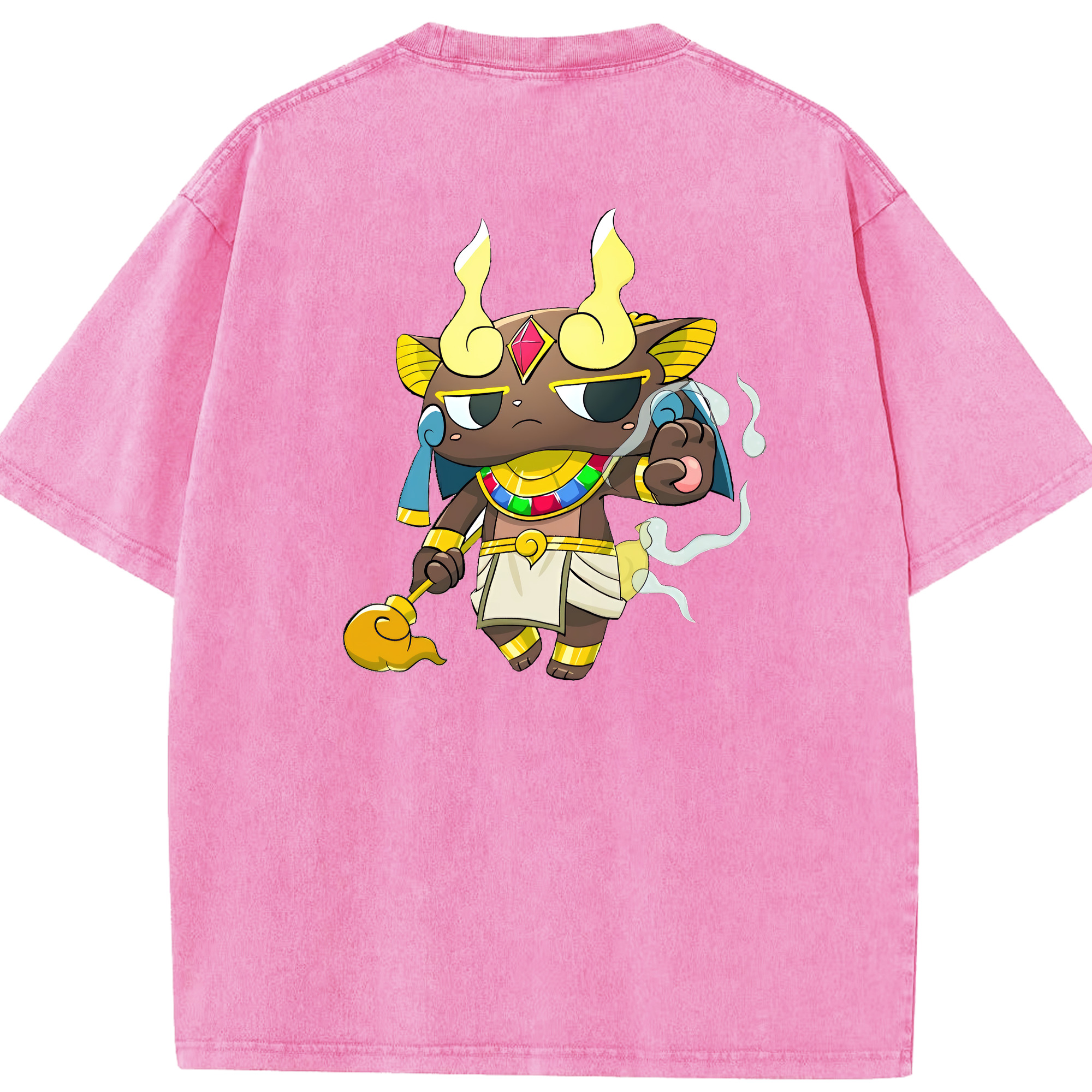 （画像用） 妖怪ウォッチ Yo-kai Watch 綿100% ヴィンテージ風 半袖Tシャツ（背面プリント）